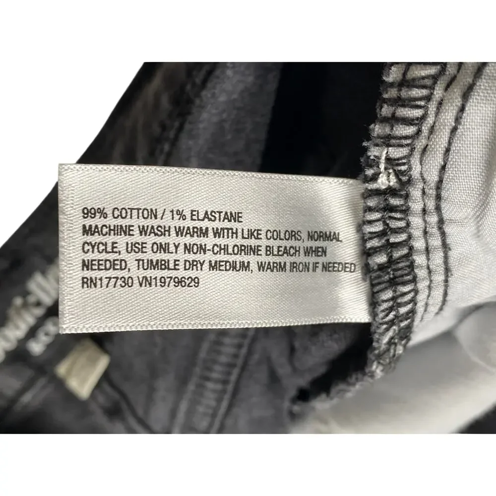 Goodfellow & Co Black Gray Straight Jeans Mens 31x31 Capsule Minimalist Stretch
